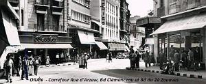 Oran - Carrefour Rue d'Arzew - Bd Clemenceau - Bd 2e Zouaves2